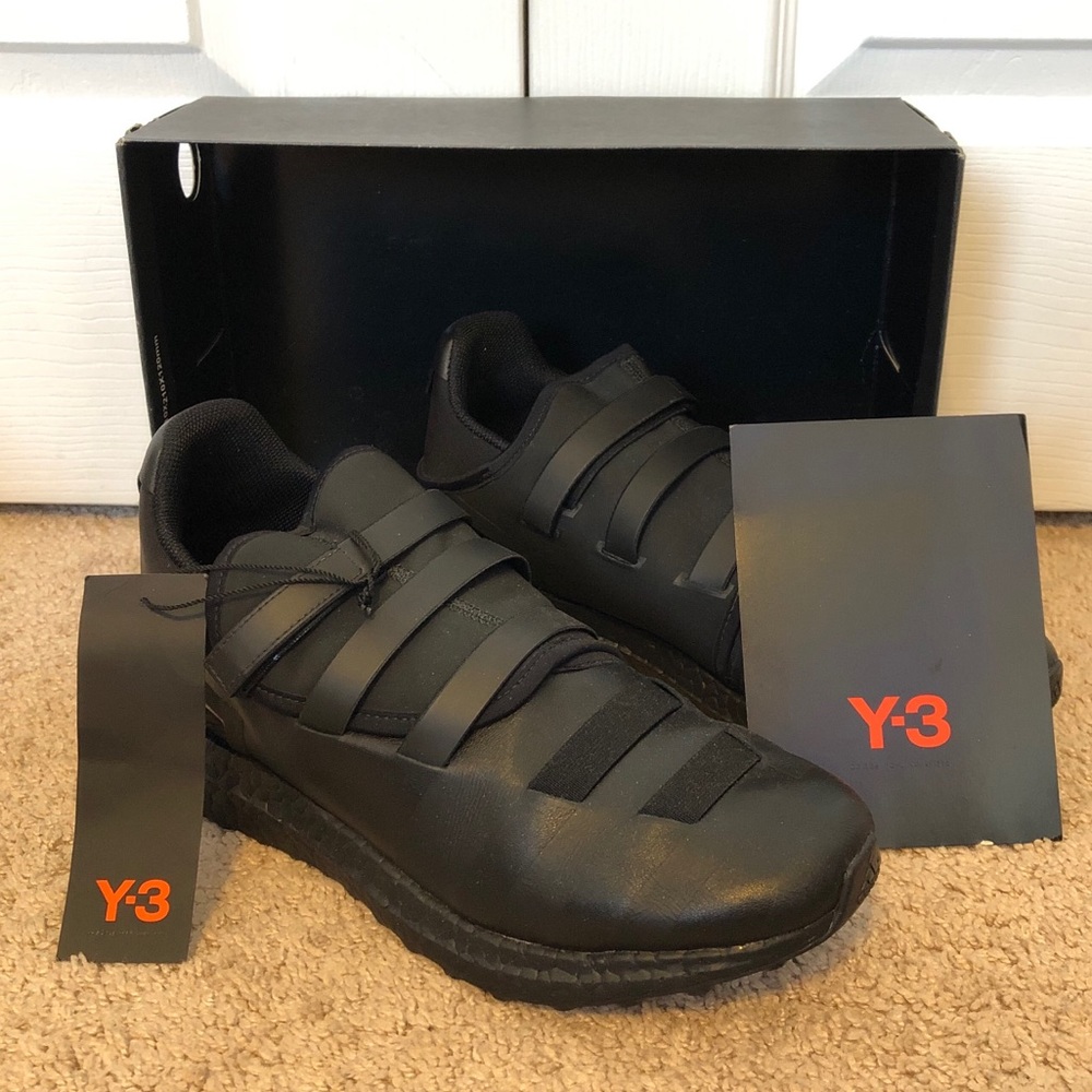 New Adidas Y-3 Zazu Black Shoes Womens Size 9.5